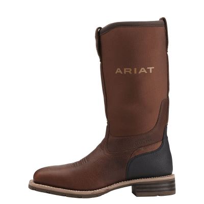 Ariat Hybrid Waterproof Kahverengi Iş Ayakkabıları Erkek (31631-414)